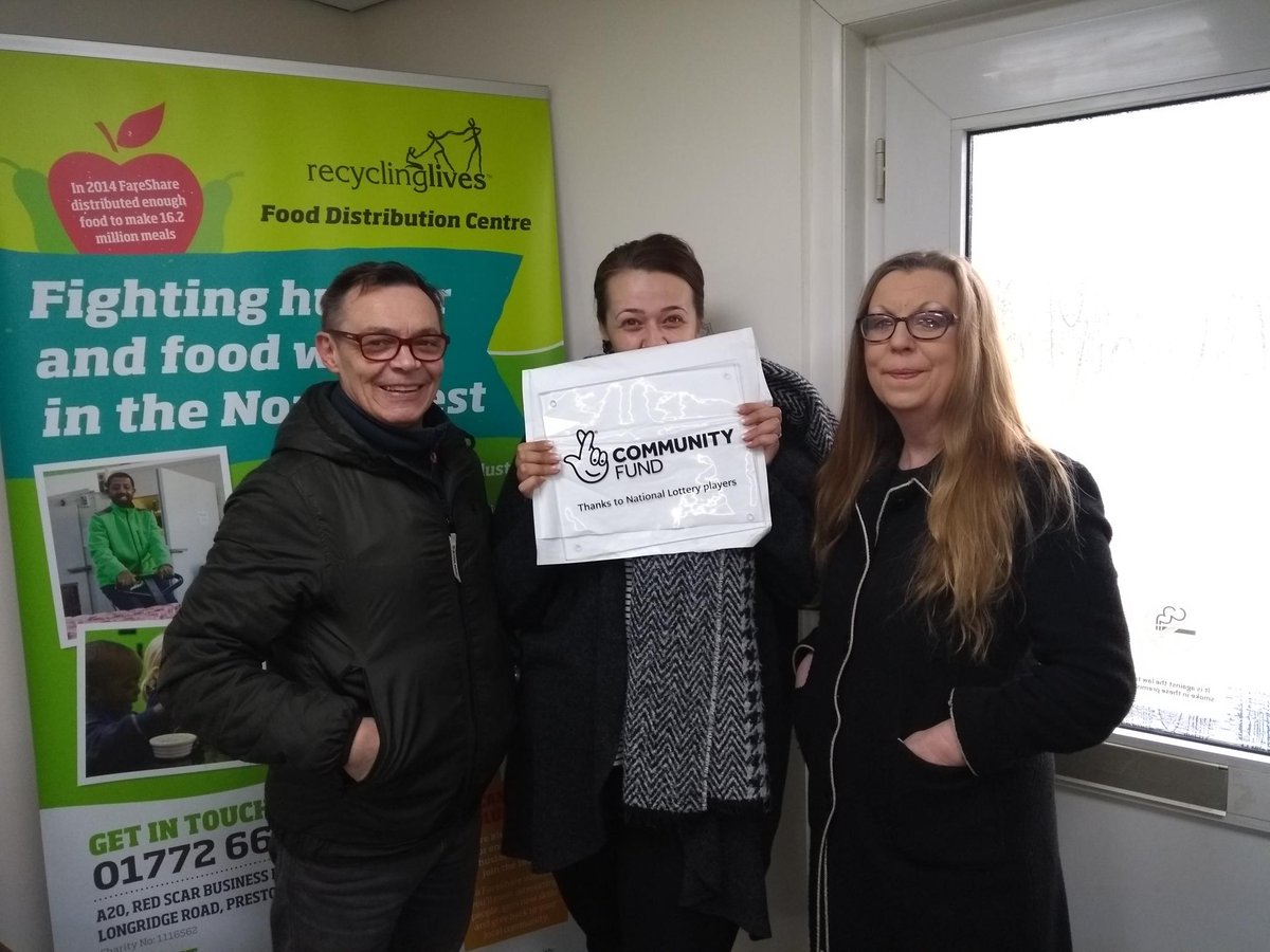 FareShareLC's tweet photo. If you've been dreaming about life if you won the Lottery - thank you! By playing the Lottery you've made our dreams come true! With our @TNLComFund funding we've been able to get more food to amazing charity groups fighting food hunger. @recyclinglives @FareShareUK https://t.co/zPAn90XC5U