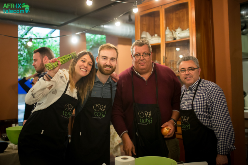 AFR_IXtelecom's tweet photo. Here at AFR-IX telecom, we encourage a collaborative working environment in and out of the office, and strongly believe that everyone brings their own talents to each project they work on. 
This is exactly what we all experienced at @EspaiBoisa https://t.co/vir0SC4HBX