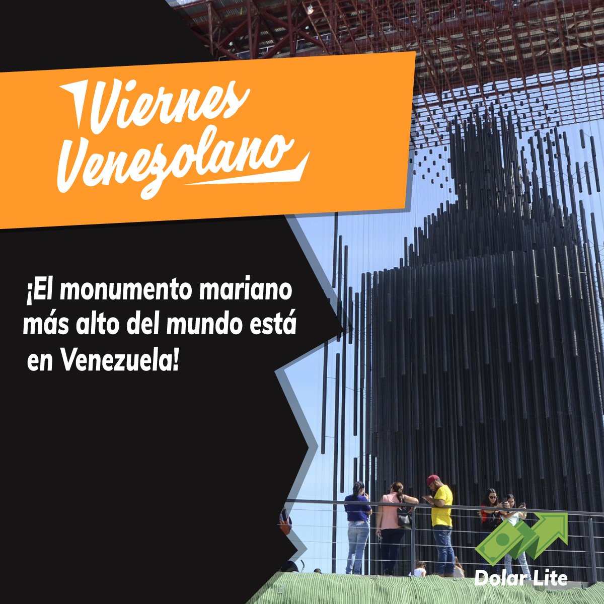Dolarlite_'s tweet photo. La escultura de la Virgen de la Divina Pastora, posee un ancho de 23,3 metros y 47,14 metros de altura.
⠀
Monumento Mariano llamado así por ser honor a la virgen.
.
.
.
#Dolarlite #Remesas https://t.co/fnPKWyrmUq