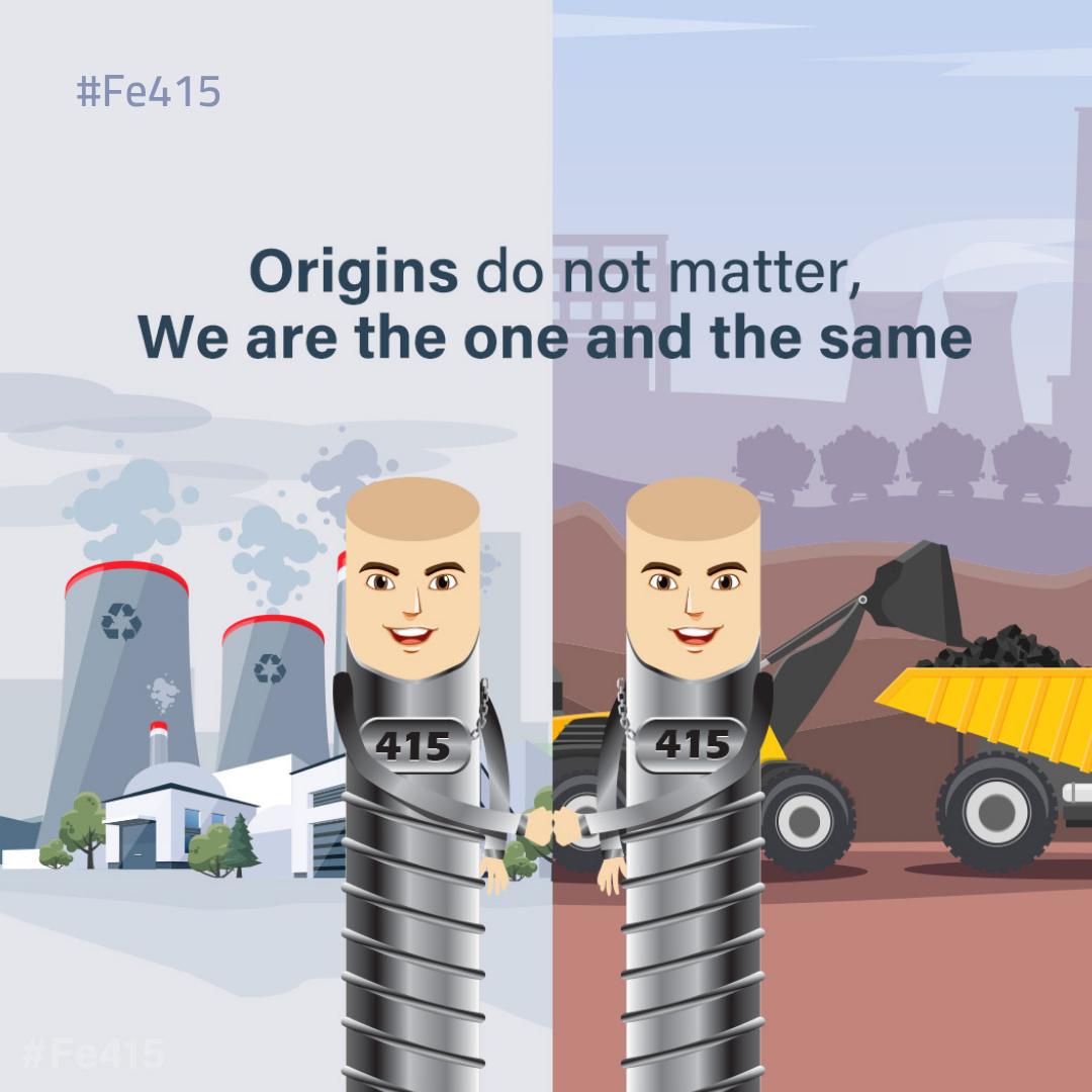 fe415steel's tweet photo. Origins do not matter,
We are the one and the same.
#tmt #steel #recycling #ore #fe415 #rightsteel
Visit us - https://t.co/ccbOgE2DsJ https://t.co/kaA7w18pVM