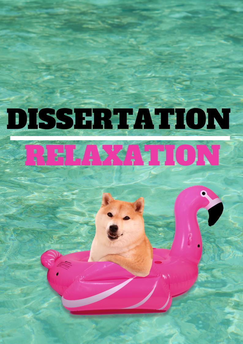 NewmanLibrary's tweet photo. In our new #DissertationZone there are three sections. Section three is Dissertation Relaxation! Here there are past dissertations for you to look over and maybe take some handy pointers from! Your goals are totally achievable - just keep going! Be like C O O L   D O G G O &amp; win! https://t.co/sfy09dlBLu