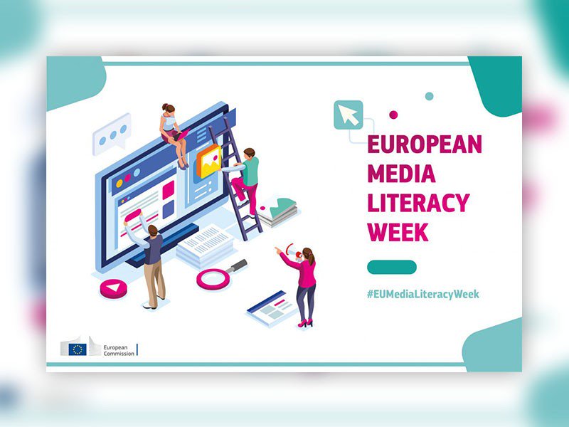 Eurodesk's tweet photo. Next week is the #EuropeanMediaLiteracyWeek 📺
#Events around the topic will take place all over the #EU including a #HighLevelConference hosted by @GabrielMariya 🇪🇺
Participants need to register today 👉 https://t.co/geeZbW7c7P ‼️
@Eurodesk @EuropeanYouthEU @EU_Commission https://t.co/BmtCX4JTE1