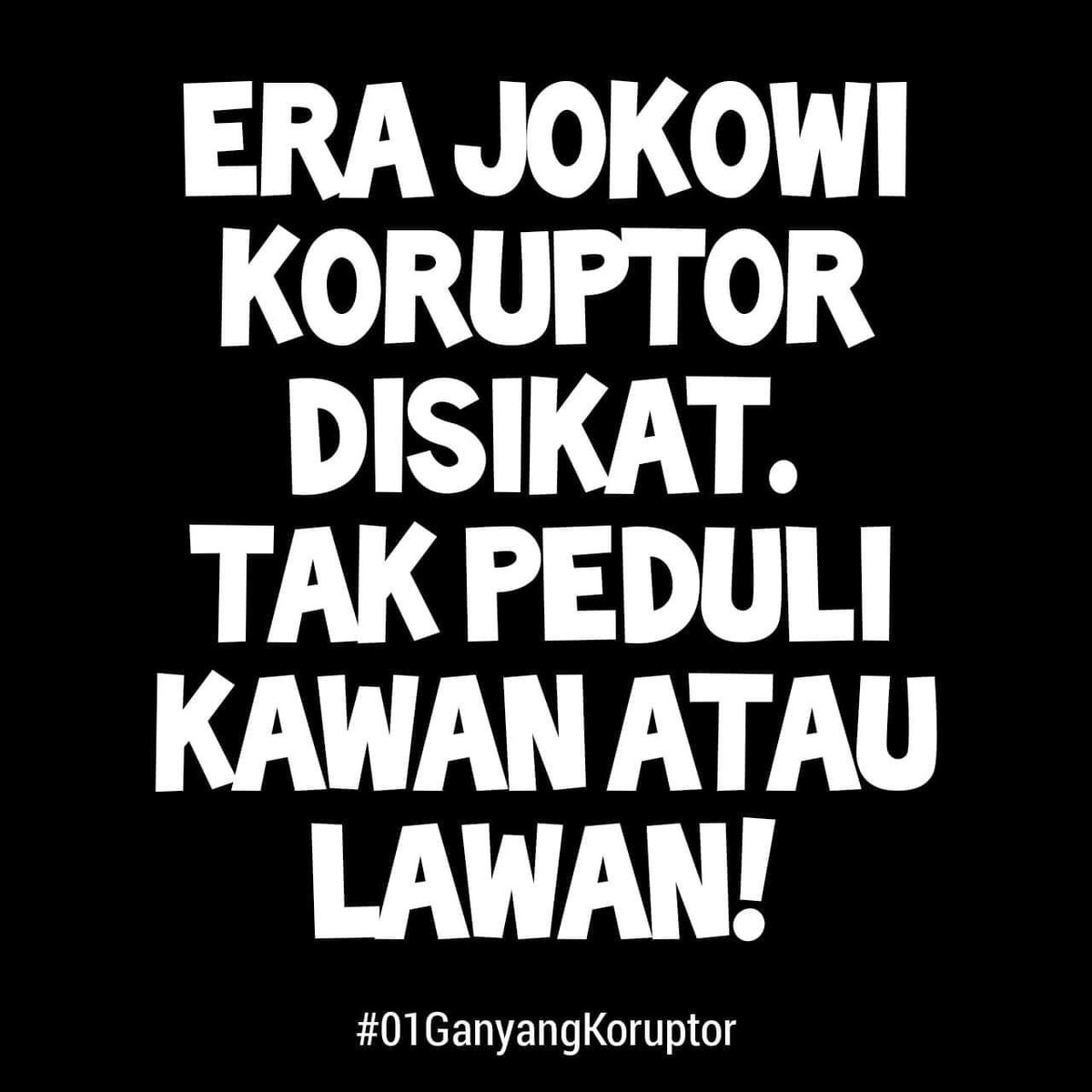 tweeteran_'s tweet photo. Memimpin adalah keberpihakan kebenaran bukan pertemanan. #BarengJokowi https://t.co/EytPLoZd3N