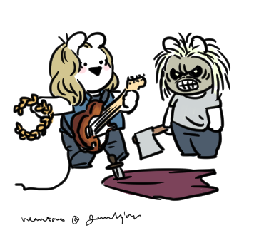 gonnohjoye's tweet photo. 今日はIdes of marchだったのでThe Ides Of Marchを聴きましたね…🐰🎸🎧 https://t.co/MrFzJtAnp5