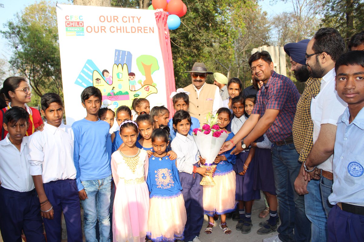 cfcidbyarforum's tweet photo. Lets together make our cities #childfriendly
Child Friendly Cities Initiative is a #rightsdriven #approach based on the #best #interest #of #the #children
Launch of child friendly #chandigarh
#ChildFriendlyCitiesInitiative https://t.co/WDF7nfZKEV