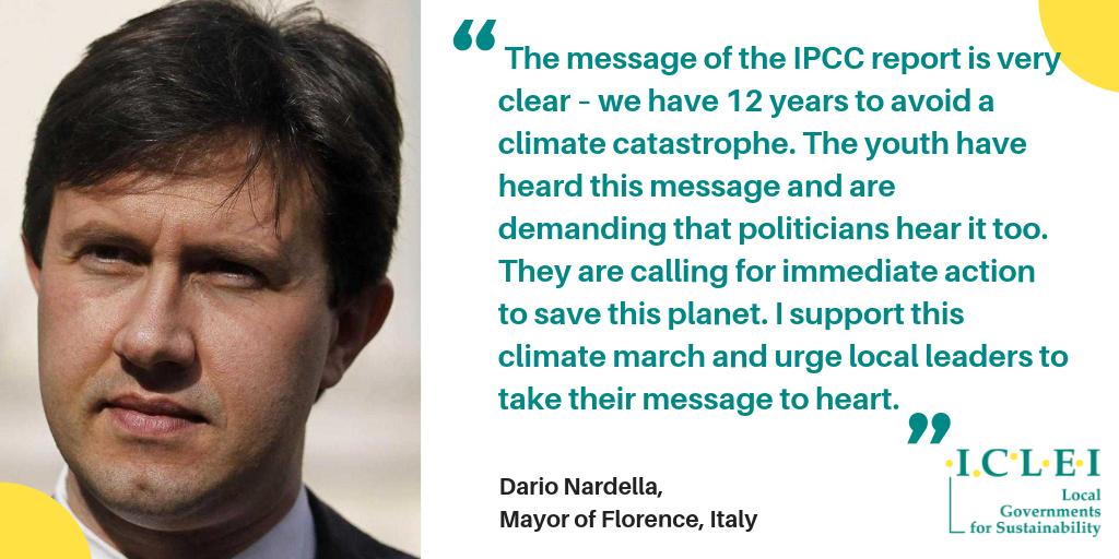 Mayor of <a href="/CittaMetro_FI/">CittaMetroFI</a> and <a href="/ICLEI_Europe/">ICLEI Europe</a> REXCom member <a href="/darionardella/">Dario Nardella</a> tells us why he supports the #ClimateStrike.