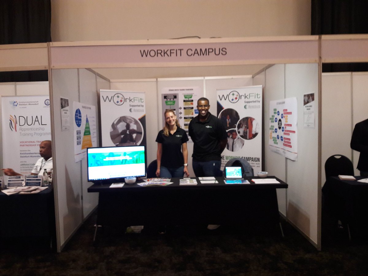 WorkFitCampaign's tweet photo. The WorkFit team sharing youth employability resources with TVET colleges and SETAs at day 2 of the National Skills Conference
@HigherEduGovZA
@SkillsAuthority #NSASkillsConference #2019SkillsConference https://t.co/vVuelmumXM