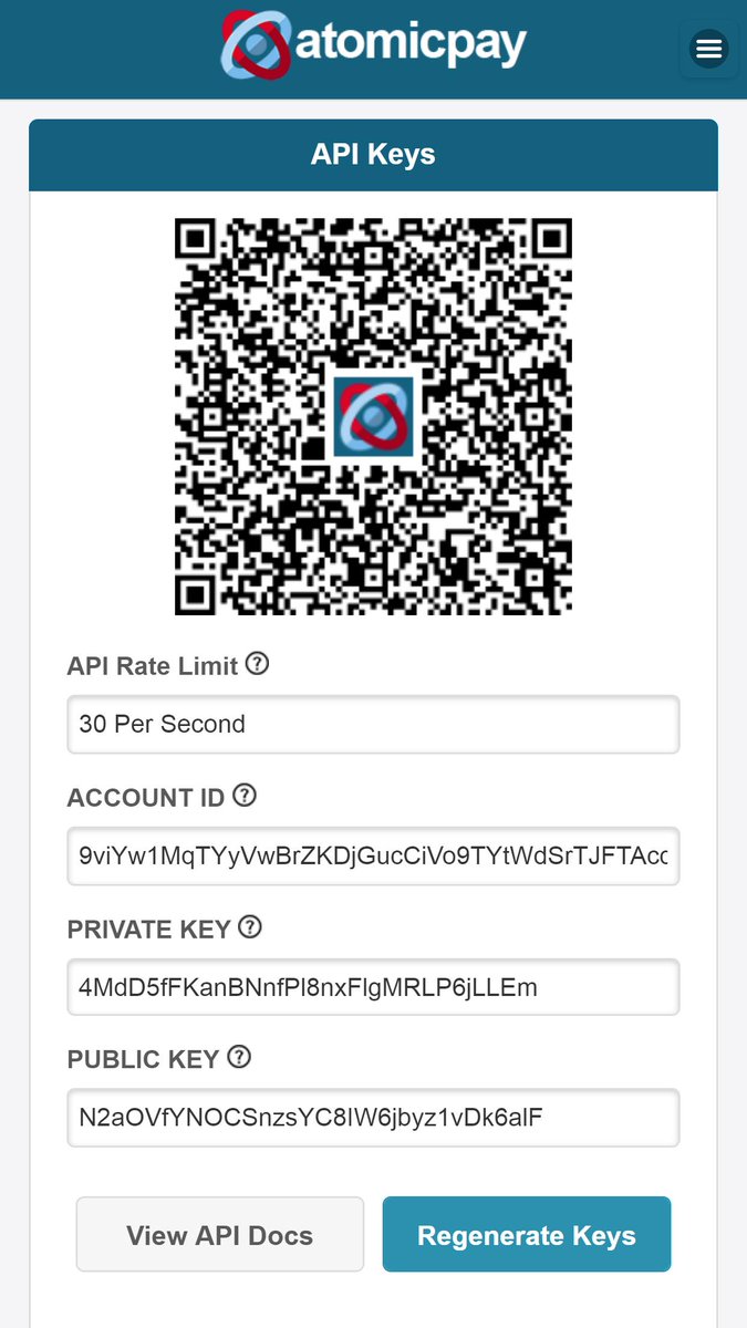 AtomicPay.io tweet media