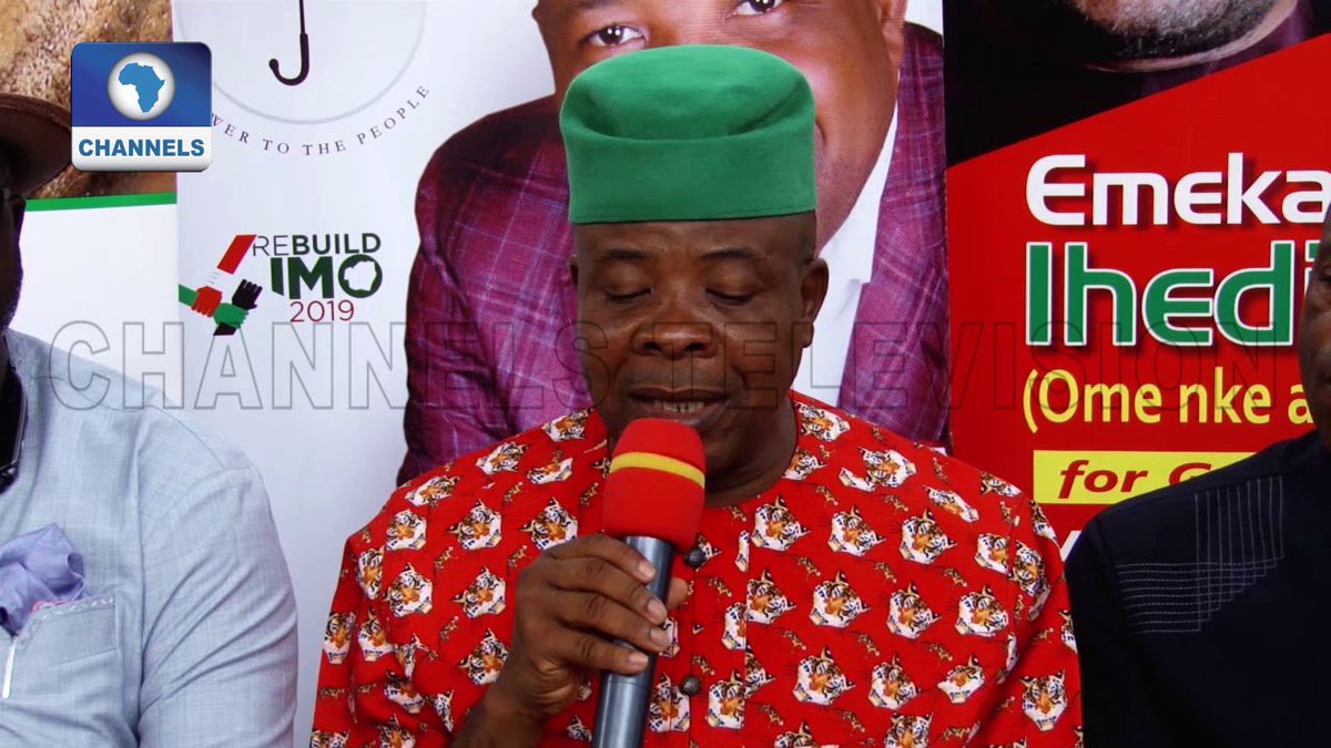 channelstv's tweet image. Imo Gov-Elect, Ihedioha Warns Against Last-minute Illegal Transactions. youtu.be/zHlXCwbKOIA