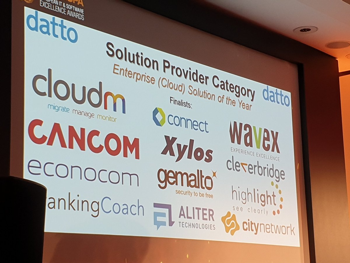 benniog's tweet photo. Unfortunately we didn't win but great to be recognised as one of Europes leading cloud solutions. #cloudmanager #cloudmigrator #iteuropa #iteuropaawards @cloudm_co https://t.co/Yg77H2Gjwb