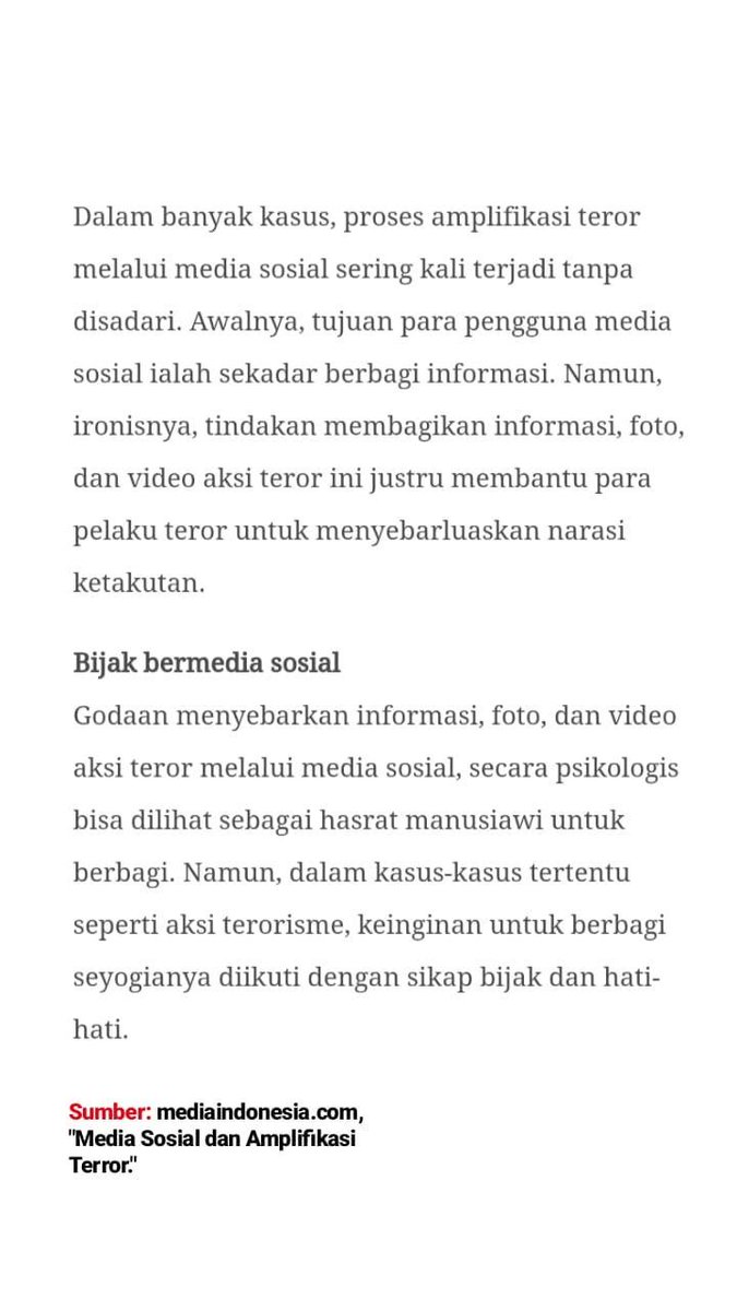 quiet_sonder's tweet photo. @ikanatassa Betul banget. Berdasarkan materi perkuliahanku tentang terrorism juga dijelaskan begitu.
Lemme share this tho. https://t.co/XhaJZsa9mn