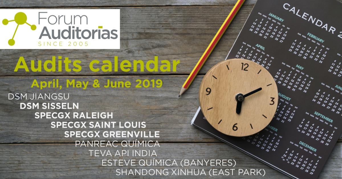 ForumAFA's tweet photo. 37 audits are already scheduled to be conducted from April to June.
Customers in our mailing list are the first ones to receive our calendar, have you?
Come take a look at our audits calendar:
https://t.co/BSzZCYMRCZ https://t.co/yOc9LG4P3S