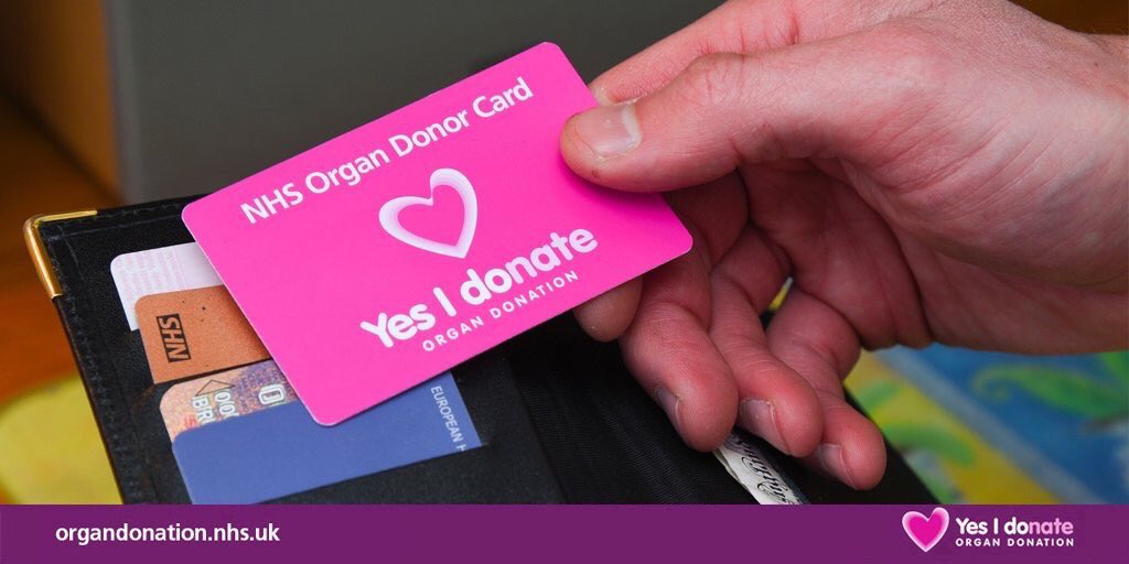 NHSOrganDonor's tweet photo. Plans to change the rules on organ donation consent in England have been granted Royal Assent today -  giving formal confirmation that the Bill will now become law from Spring 2020. https://t.co/UoNz3AEmZJ https://t.co/GpSVRJXSmO