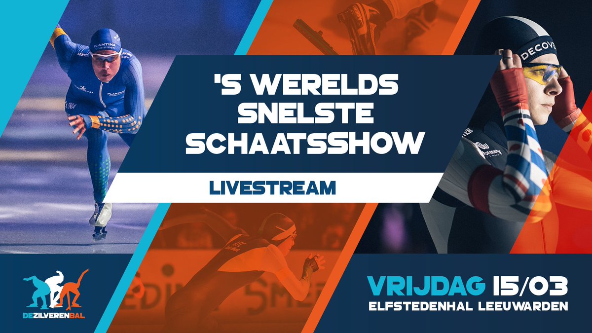 Kun je vanavond niet bij De Zilveren Bal aanwezig zijn? Kijk dan mee via de livestream op <a href="/schaatsennl/">schaatsen.nl</a>. Vanaf 19:20 uur! #dezilverenbal #schaatsshow #livestream <a href="/SportsBrdcstng/">Sportsbroadcasting</a>