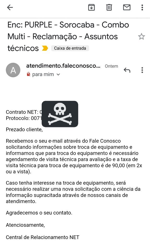 jjhungaro's tweet photo. @NETatende @NEToficial Pessoal, já ouviram em falar em experiência do cliente? A NET não!. Hoje o assunto é modernização dos equipamentos! Você precisa torcer pela queima de aparelhos ou morrerá com os mesmos (de qdo instalou). OU, pague R$ 90 para ter uma melhor experiência! 👇🏻 https://t.co/JeIZKA9WEr