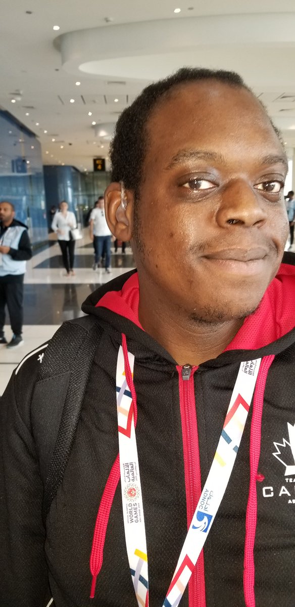 larissacahute's tweet photo. #SOTeamCanada19 basketball player Vidal broke his hearing aids a while ago and couldn’t afford new ones. He visited Healthy Athletes at @WorldGamesAD and he can hear again. He’s ready for his first match against Great Britain! #ChallengeAcceptedSOC #MeetTheDetermined https://t.co/HxFoSa4GE3
