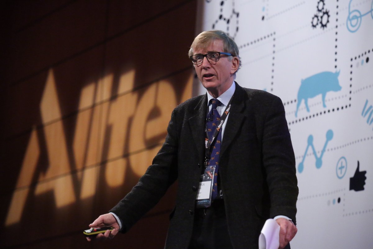 Alltech's tweet photo. Patrick Wall, Professor of Public Health at the University College Dublin @ucddublin says that we need to find solutions to feed the planet without destroying it. #AlltechSummit https://t.co/dM2fHHpzo1