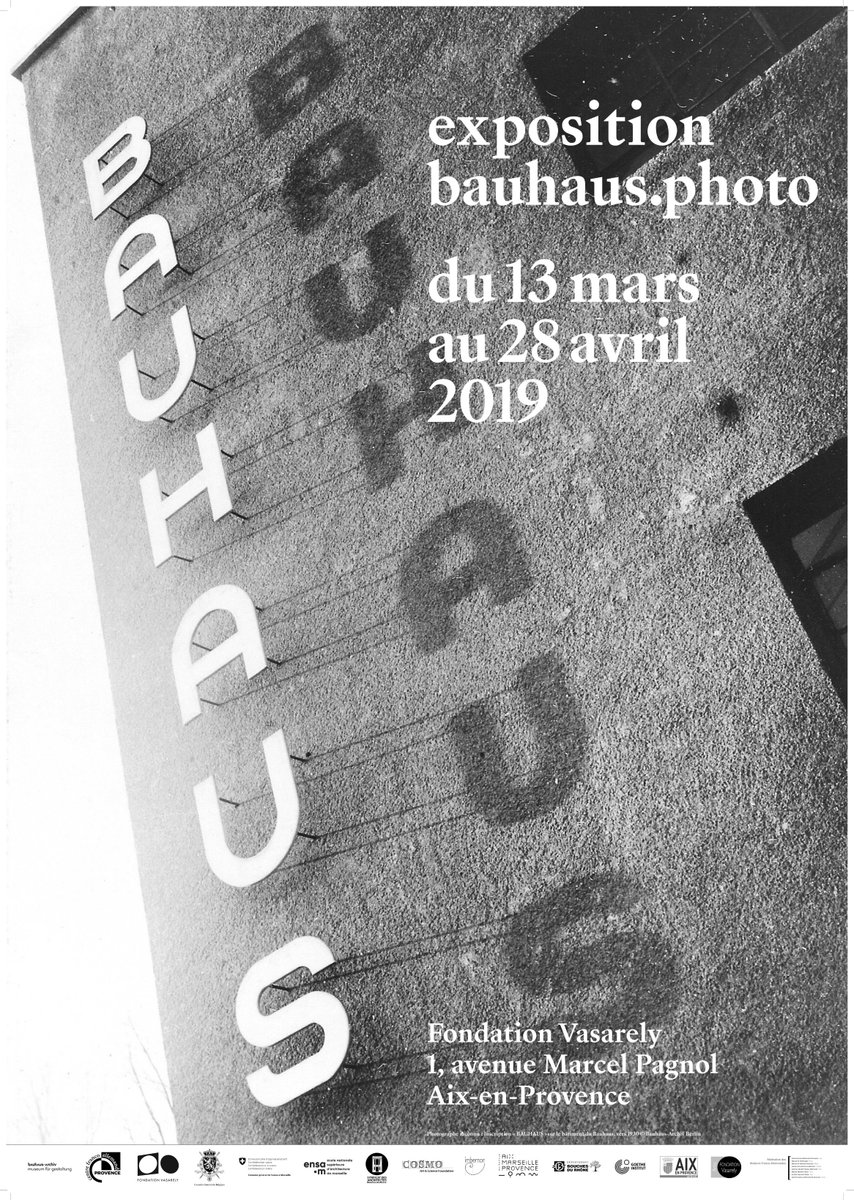 En ce moment à al <a href="/FVasarely/">Fondation Vasarely</a> 
#Bauhaus.foto, exposition de photographies.