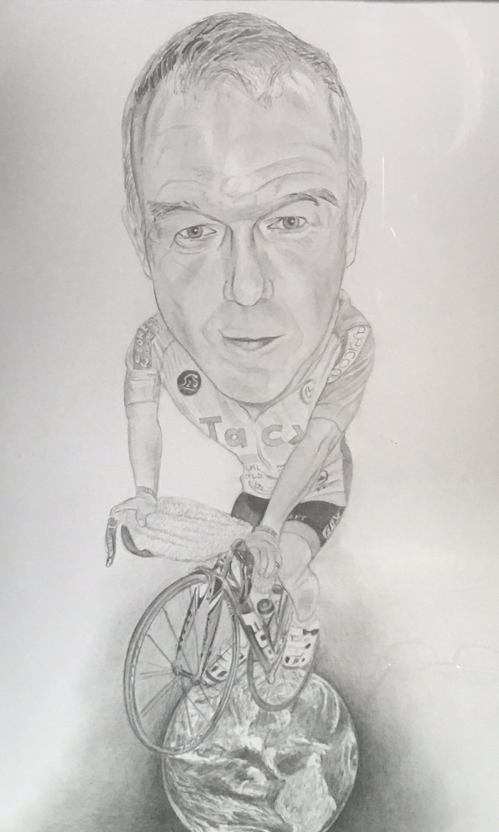 Thrilled to be presented with this amazing pencil drawing by Merthyr artist Leigh Davies, at last weeks HASSRA Wales event where I was guest speaker. How talented is Leigh!
#storytelling #speaker  #cycling