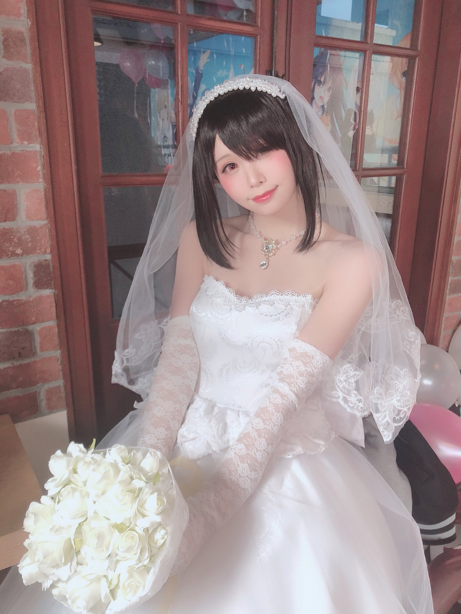 画像,狂三のウェディングドレスのコスプレもしました💍#デート・ア・ライブ #時崎狂三 https://t.co/Aj0z7ATstF…