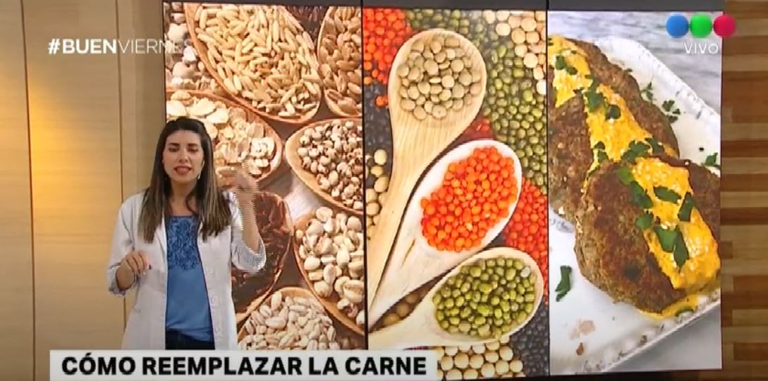 #BuenViernes ¿Cómo reemplazar la carne con proteínas vegetales? <a href="/integralnutriok/">Lic. Laura Romano</a> propone legumbres con cereales, como lentejas con arroz yamaní
telefenoticias.com.ar/vivo