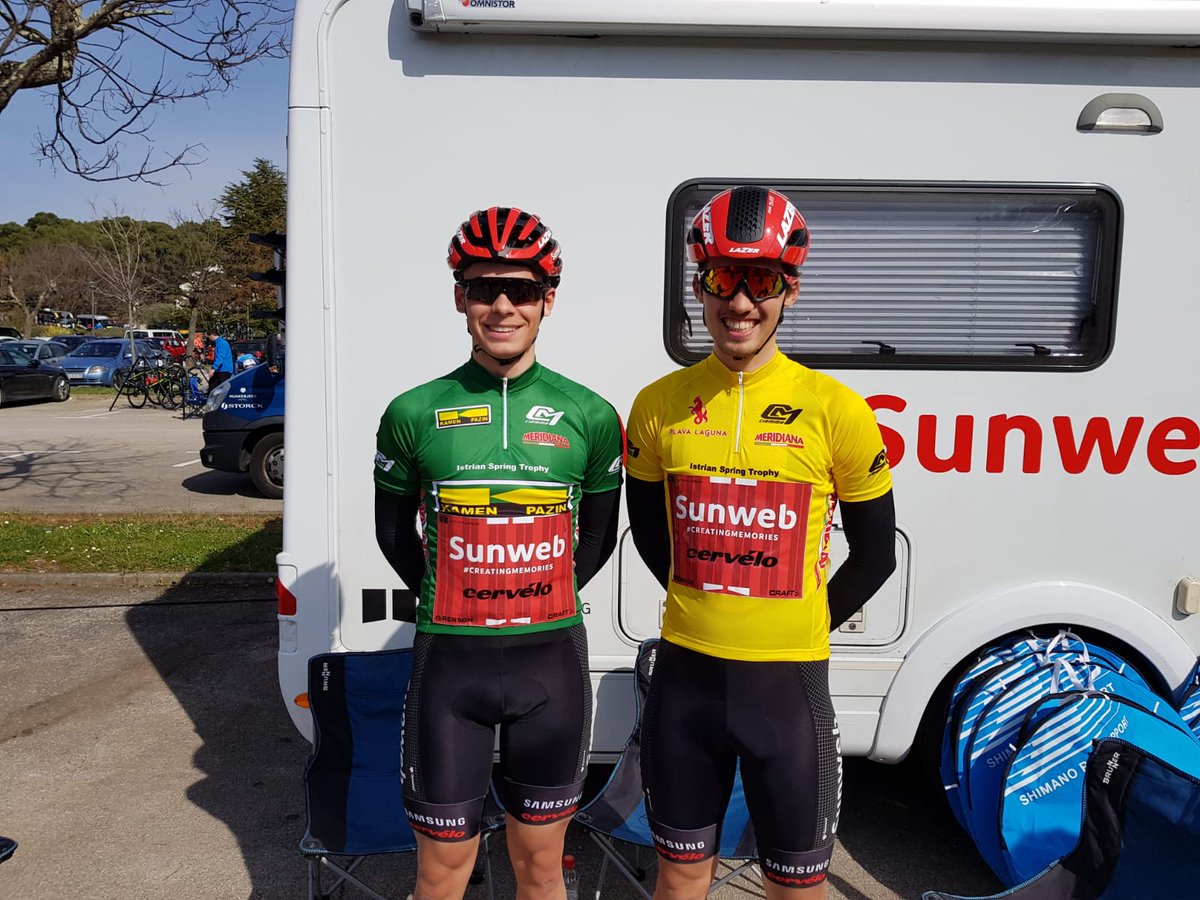 Team Sunweb on Twitter: "#IstrianSpringTrophy A touch of yellow and green  for #DevoTeamSunweb at the start of stage 1 in Croatia 🇭🇷 today - Marius  Mayrhofer & Niklas Märkl.… https://t.co/FotYsZoBpP"
