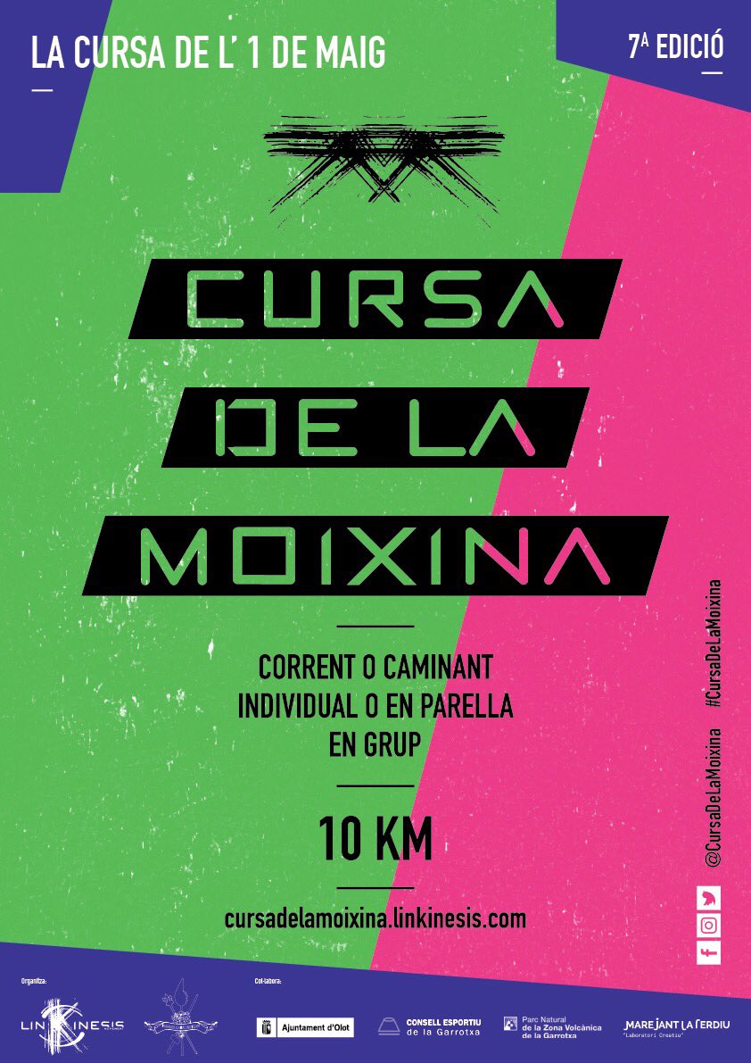 linkinesis's tweet photo. JA EL TENIM AQUÍ! Us presentem el cartell de la 7a edició de la Cursa de la Moixina!🍃🍂 
Estigueu alerta🚨, aquest any arribem amb moltes novetats!!! 💥

3,2,1 ARRANQUEM!💨 https://t.co/1mBCWmDD9j