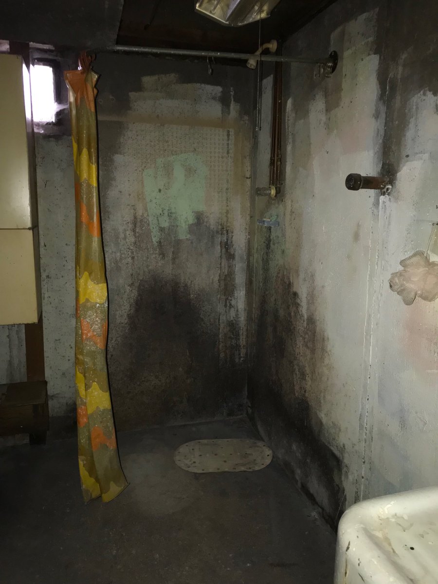 motorcross620's tweet photo. Touring properties ! Great guest shower in the basement . Even comes with their own sponges. 🤪 https://t.co/FlxHAjcBKG
