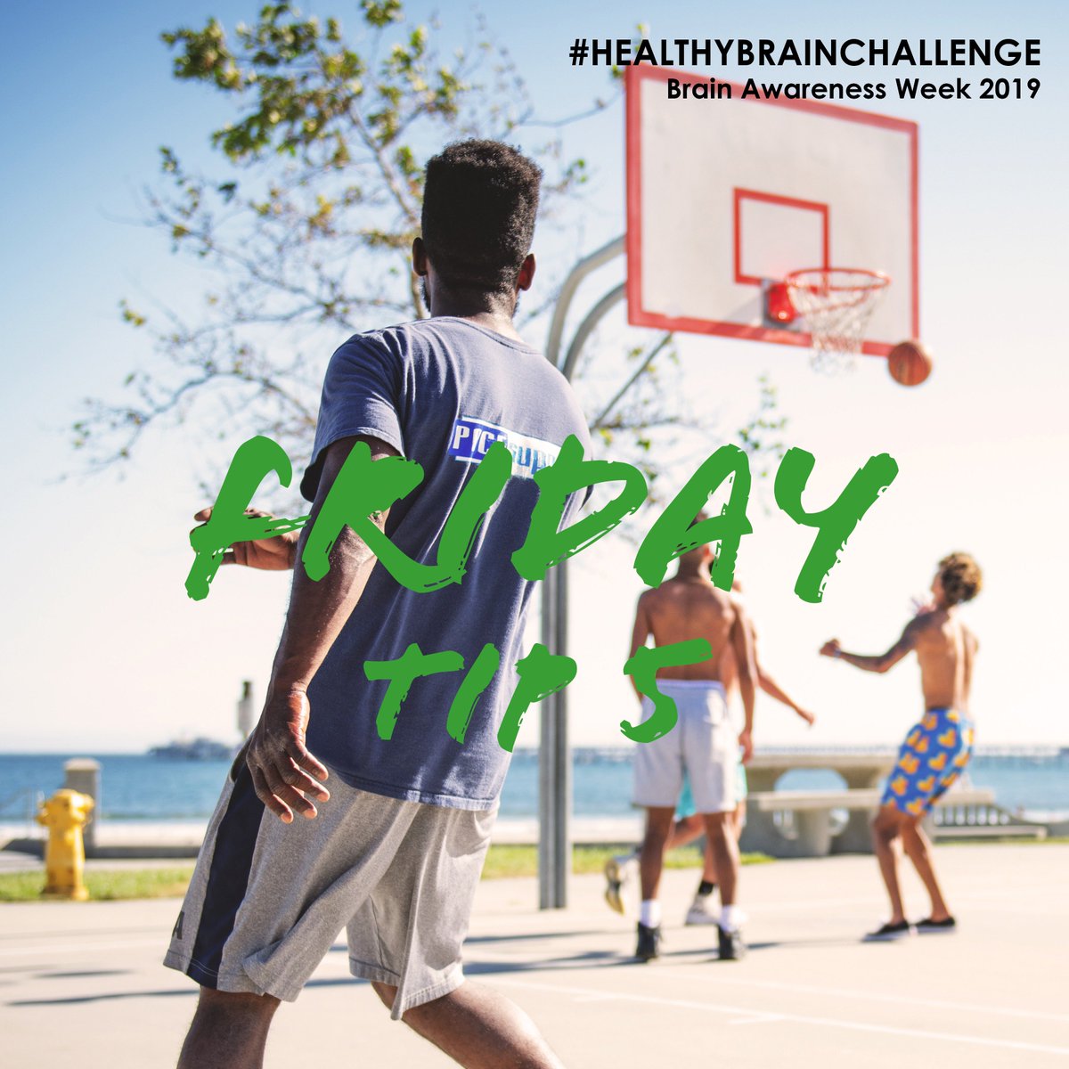 CAMcareWeCare's tweet photo. #BrainAwarenessWeek2019 Tip 5: Exercise increases brain chemicals that encourage the growth of neurons, which may be why aerobic activity seems to sharpen memory and enhance learning. Make sure to aim for at least 30 minutes of exercise each day! @dana_fdn #HealthyBrainChallenge https://t.co/BswV2B9pCr