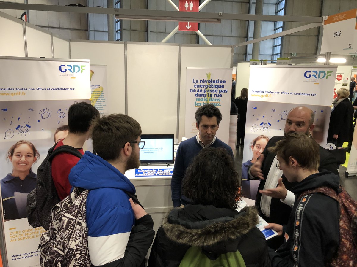 Retrouvez #GRDF au #SAALILLE2019 - Stand E2 
<a href="/guiglemaire/">Lemaire</a> et <a href="/vergrietes/">Sebastien VERGRIETE</a> présentent nos métiers techniques. 
Des offres à pourvoir en #alternance sur <a href="/hautsdefrance/">Région Hauts-de-France</a>  sur le métier de #technicien gaz qui se conjugue aussi au féminin 
#AlternanceGRDF