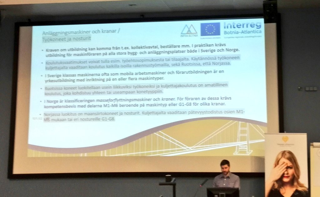 Infra-Botnian Mats Gretland on tehnyt hyvän kartoituksen rakennus- ja infra-alojen työntekijöiden pätevyysvaatimuksista Ruotsissa ja Norjassa. Jaamme sen heti, kun se julkaistaan. <a href="/IBotnia/">INFRA-BOTNIA</a>