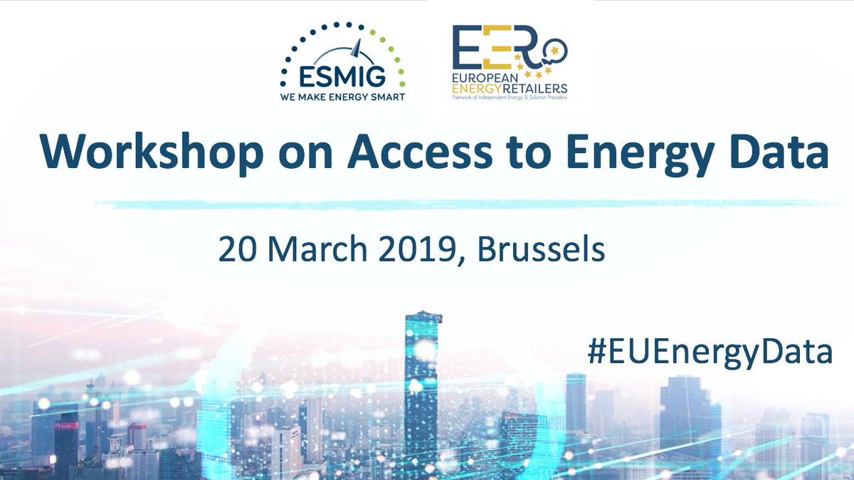 ESMIG_EU's tweet photo. The EU roll-out of #smartmeters opens up new market opportunities for energy consumers, suppliers & 3rd party service providers. However, this requires #dataccess to be realised in an efficient, non-discriminatory way.
Follow the discussion #EUenergydata
https://t.co/tlV4JZHuHY https://t.co/pzxlzATMNk