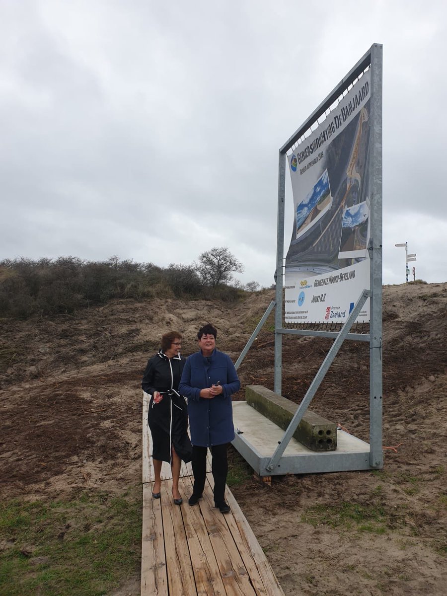 Samen met Anja Slenter het startsein gegeven