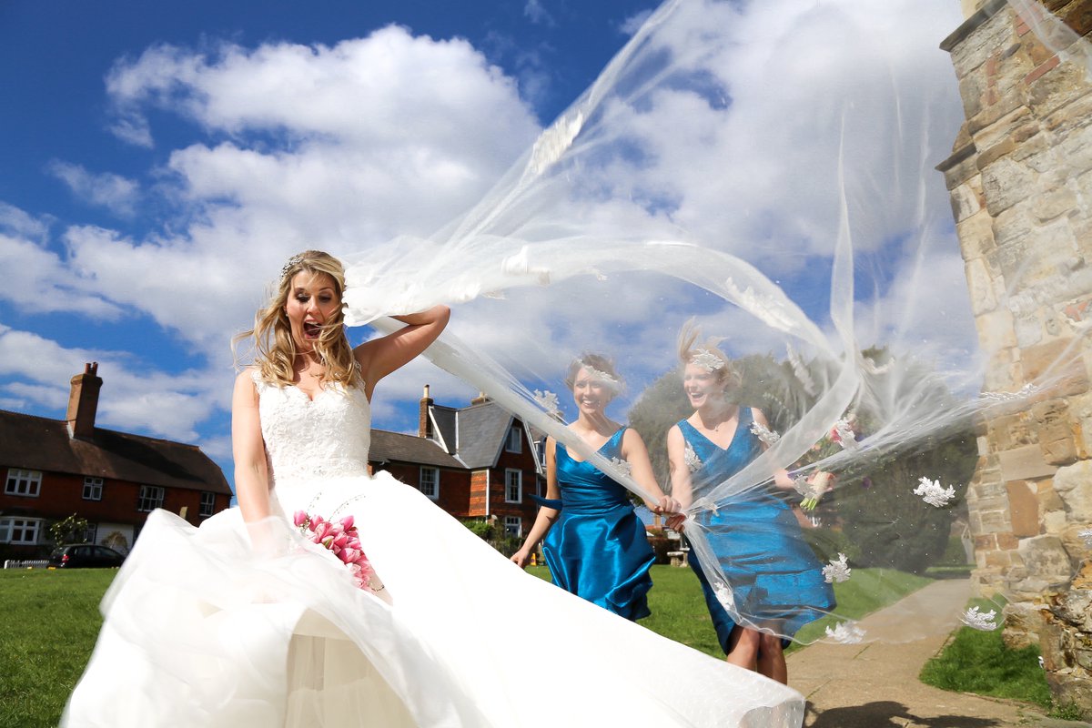 Its @ Windy DAY ..... Hold onto those veils ladies !!!! 🍃
#weddingseason #StormGareth #bride #capturelife #realwedding #windy #bigphoto #lovelive #sussex #gustyday #beautiful 

<a href="/VelvetStorm_/">Velvet Storm Photo</a> 
velvetstorm.co.uk