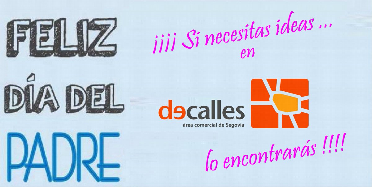 19 DE MARZO 
DÍA DEL PADRE