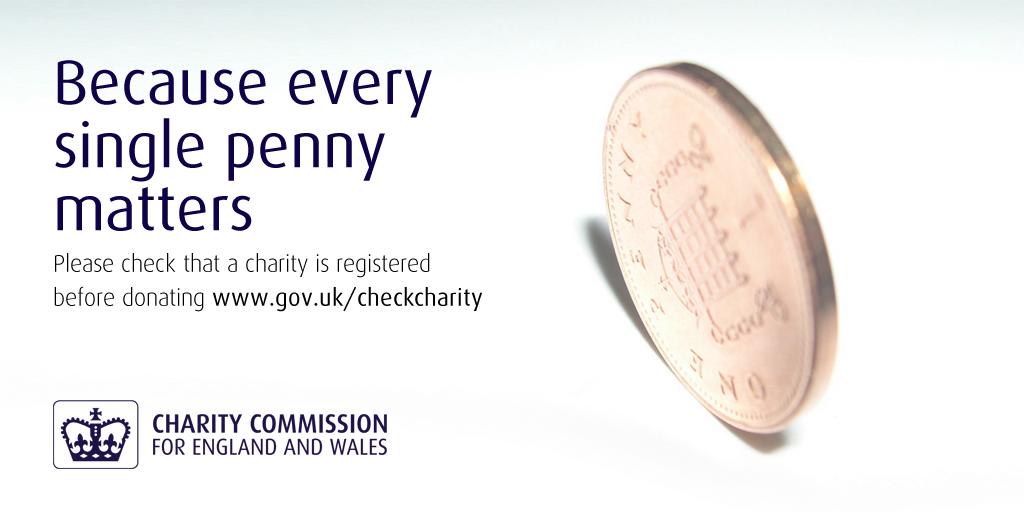 Charity Commission tweet media