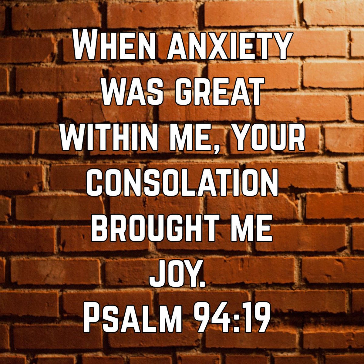 quillin_w's tweet photo. When anxiety was great within me, your consolation brought me joy.
Psalm 94:19 NIV
https://t.co/omlTP49T8B https://t.co/e4HS4PtY1z