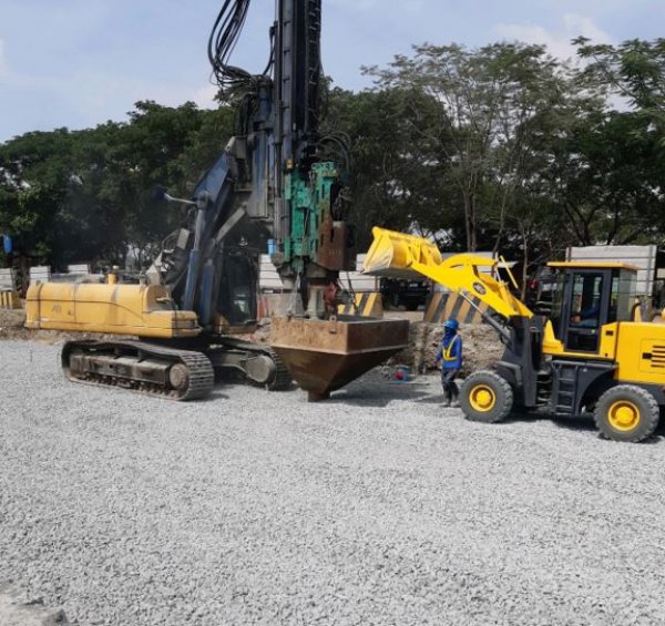 StructuralEngi's tweet photo. 400 Geopier Impact elements was used to support an MSE wall in Philippines #Geopier #ImpactSystem #RammedAggregatePier® #MSEwall #GroundImprovement #Philippines https://t.co/qkbyVQYnOe https://t.co/kL0LB7eRAn