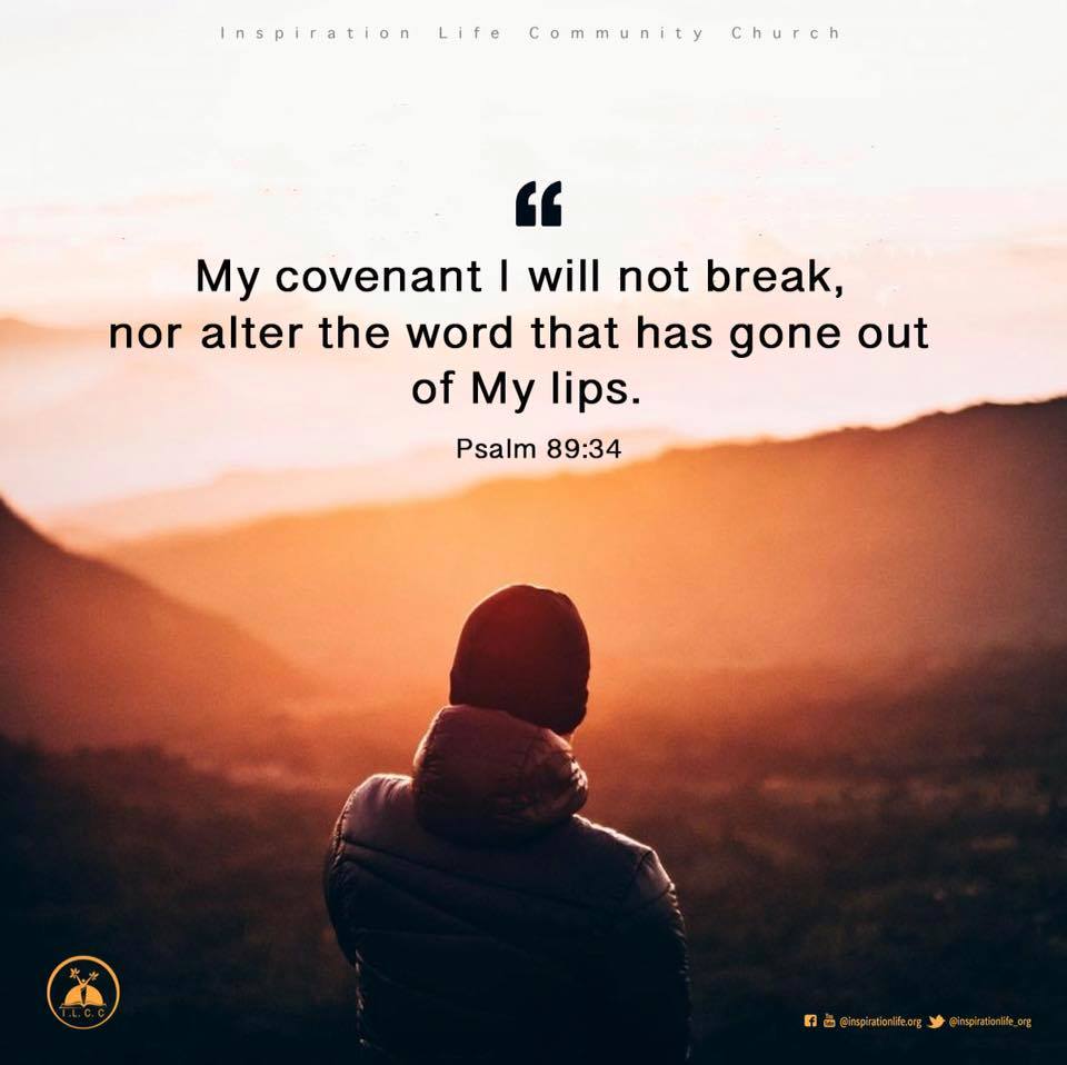 Inspiration Life On Twitter: "You May Be Weary From The Pressures Of Life,  But Don't Quit! Hold On! God Will Not Break His Covenant, Or Alter The Word  That Has Gone Out