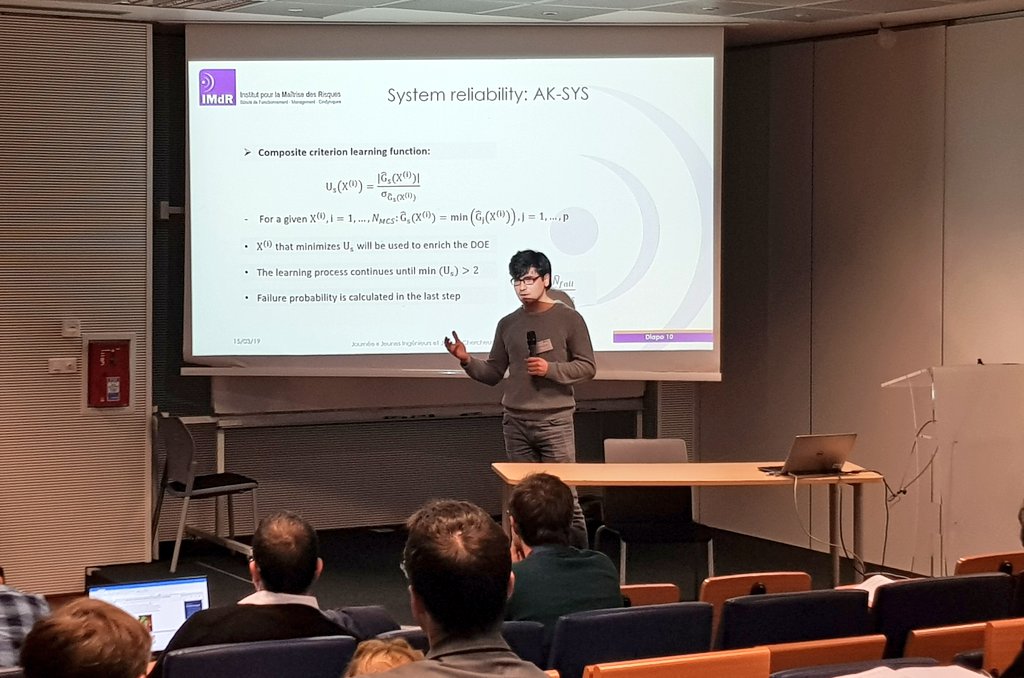 imdr's tweet photo. "The main objective of time-variant reliability analysis is to asses the cumulative probability of failure for a given period that can be a computationally" - M. AHMADIVALA @_Phimeca #JIJC19 https://t.co/HWw7Pyyuad