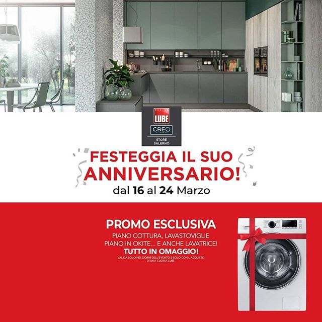 magichouseSA's tweet photo. Magic House Arredamenti festeggia il suo anniversario con una PROMO ESCLUSIVA! 😍

Dal 16 al 24 Marzo, sull'acquisto di una cucina #LUBE riceverai in OMAGGIO: ✔ Piano Cottura
✔ Lavastoviglie
✔ Piano in Okite
✔ Lavatrice

Cosa aspetti? ❤

Per ulter… https://t.co/73GGKKatPv https://t.co/Cr9GauRCYc