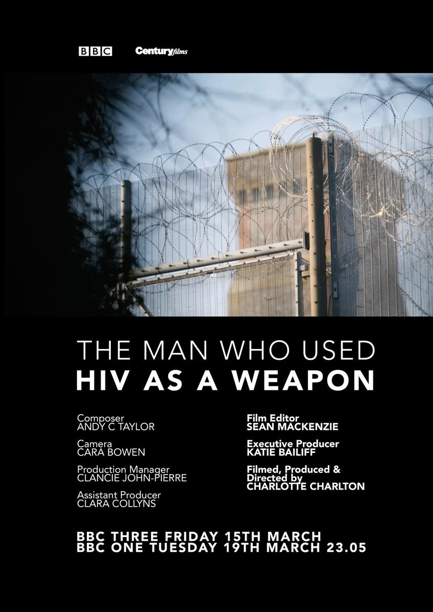 Available now on BBC iPlayer 'The Man Who Used HIV As A Weapon'. The shocking accounts of five men who  were targeted by Daryll Rowe, the first person in the UK to be convicted of multiple counts of GBH, after deliberately infecting men with HIV.