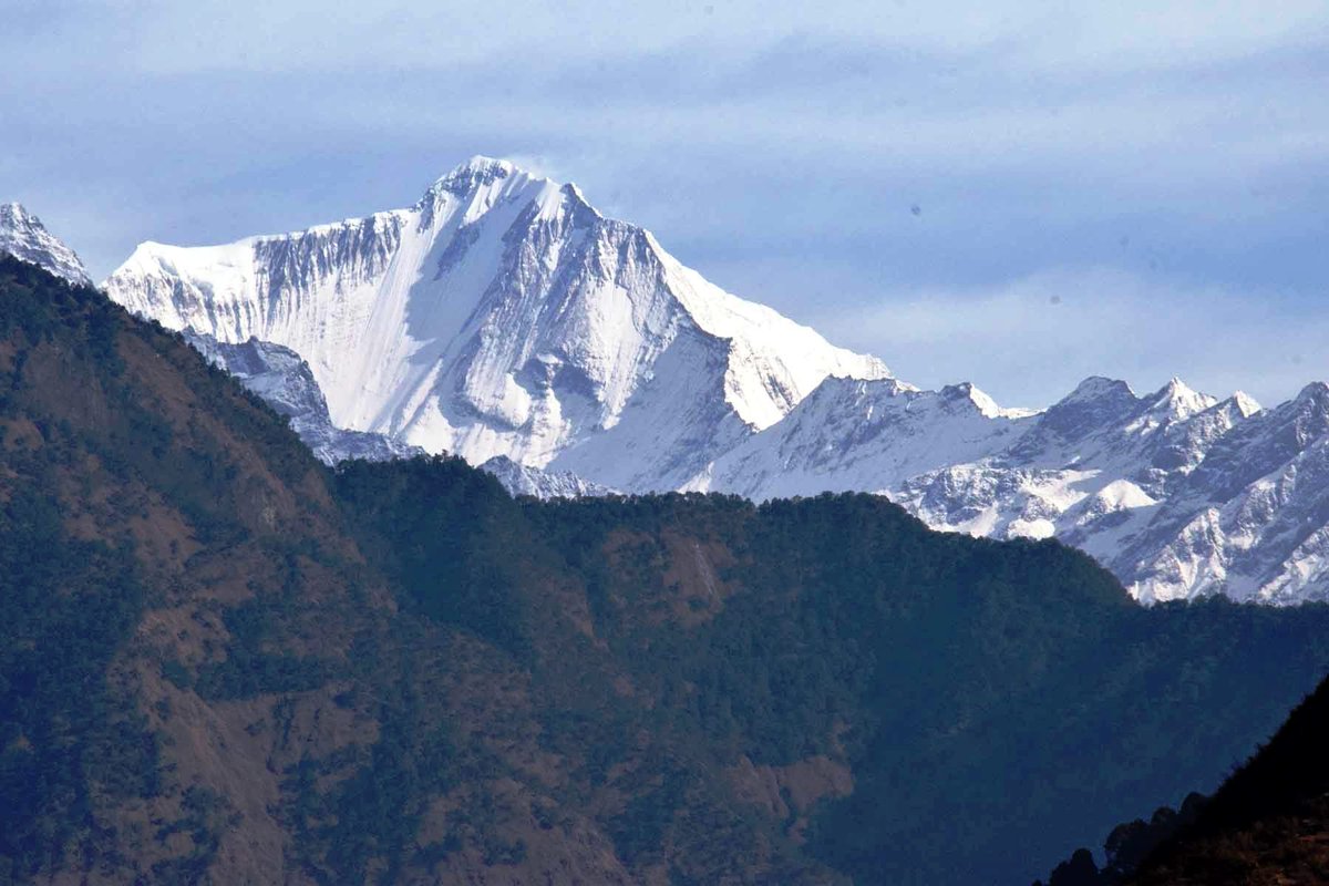 kathmandupost's tweet photo. Breathtaking view of #Saipal Mountain seen from Chainpur, Bajhang. The mountain is one of the popular tourist attractions of Far-west Nepal.
Photo: Basanta Pratap Singh https://t.co/AybOajLg6D