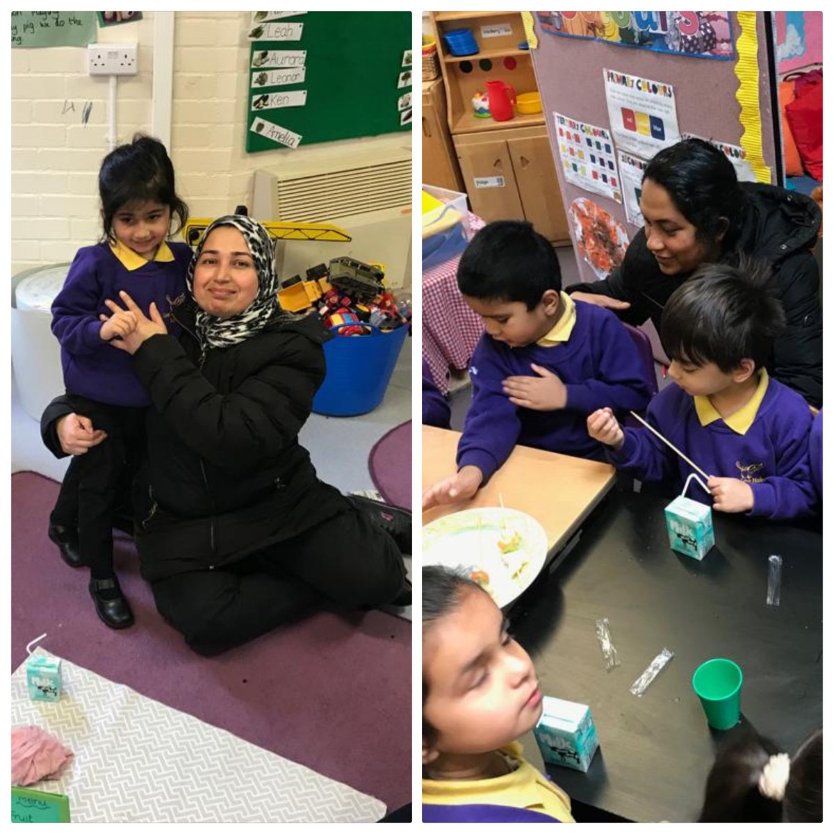 MissPlayerLHS's tweet photo. Family Wednesday!

Red Group enjoyed their trip to the cafe this afternoon for juice and toast!
Green Group enjoyed PE!
&amp; Blue Group made us all fruit Kebabs to enjoy during snack time!

@LHS_Watford @HeadLHS @MissBanksLHS @MissPinnerLHS https://t.co/WM9Vgm7iTR