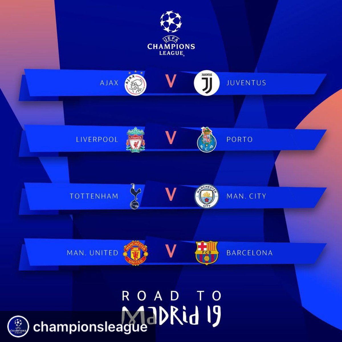 champions cup quarter finals 2019