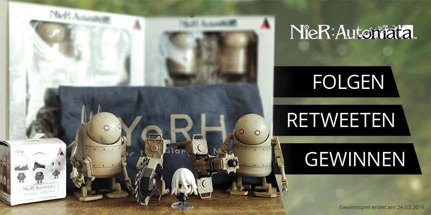 PlayStationDE's tweet image. Krallt euch mit etwas Glück eines von drei #NieRAutomata-Fanpaketen. Viel Glück beim #Gewinnspiel!
#PS4 TNB: bit.ly/2HCQssb