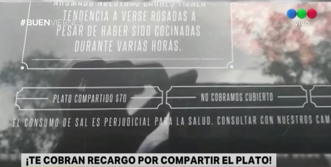 #BuenViernes <a href="/integralnutriok/">Lic. Laura Romano</a>: "Cada vez más restaurantes cobran  un plus si compartís el plato. Está MAL" 
telefenoticias.com.ar/vivo