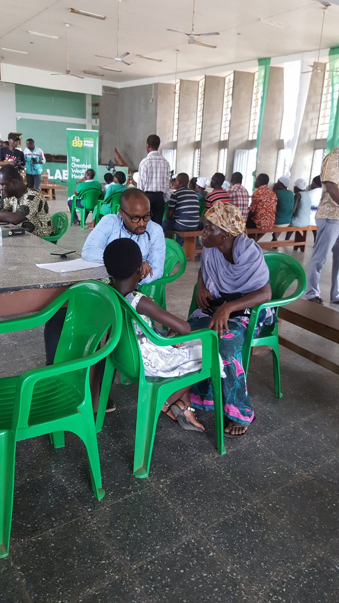 Health Screening still ongoing at the College Assembly Hall powered by #APSU94 #APSUSpeechDay #Augusco89 #IdeyRep #WeDeyRep