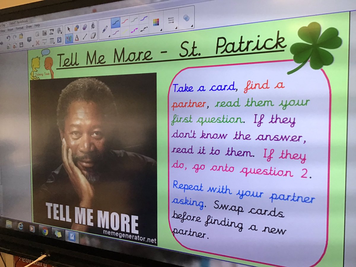 WBJYear3's tweet image. @WBJJuniorSchool We are learning all about St. Patrick’s Day by teaching each other facts with tell me more cards! #wbjscelebrations #wbjssmsc #talklessteaching