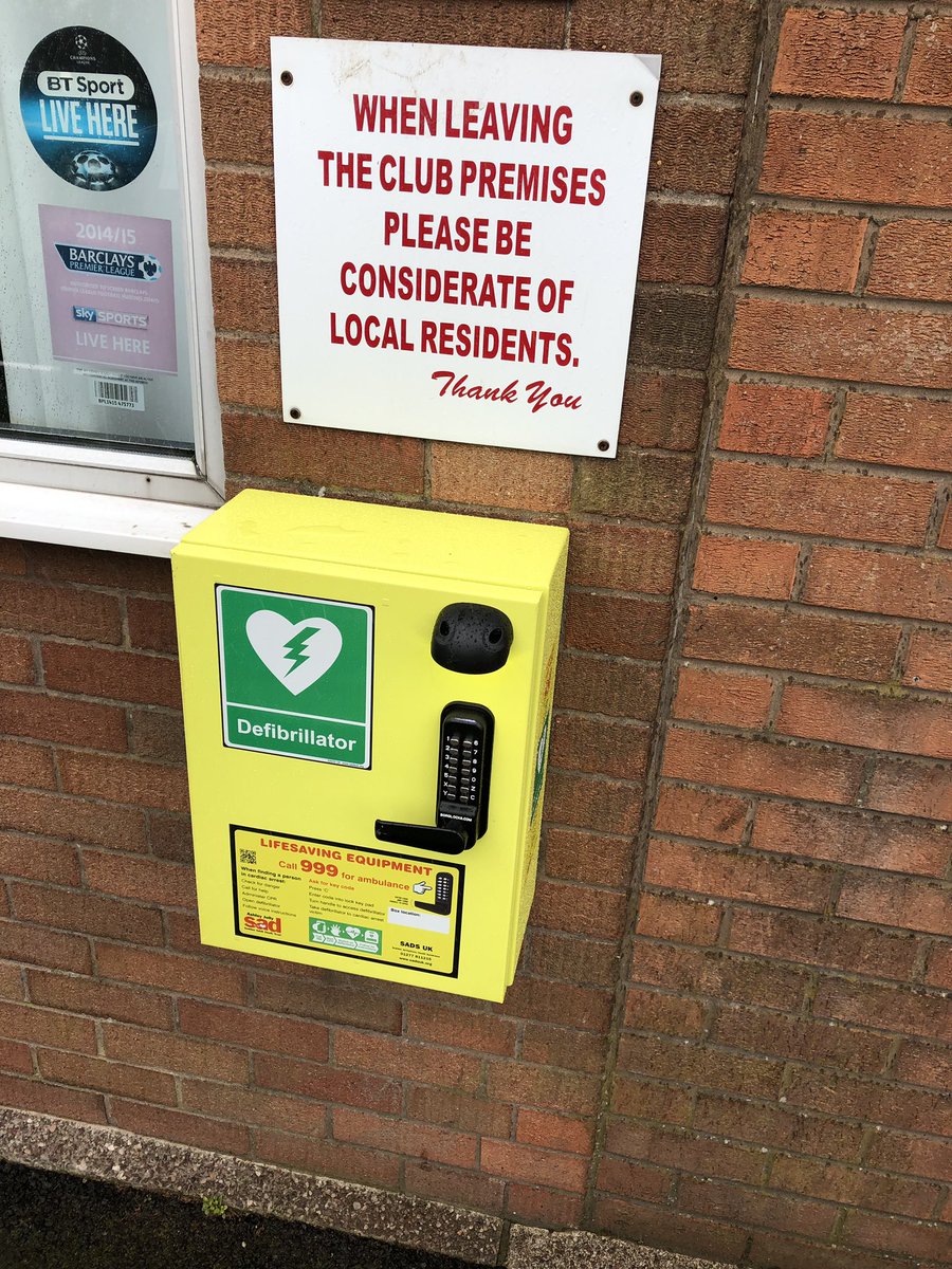 HeysFirstAid's tweet photo. This week we have assisted in getting 2 public access AED’s our into the community.  So happy to provide this service. #CPRmatters, #HeysFirstAid https://t.co/f9jnZ4A4QK